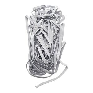 Gray Elastic Bands For Sewing Craft Work TPU Stretchy Durable Material 2 Packs‎